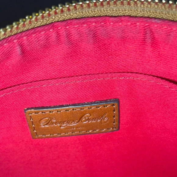 Dooney & Bourke Coral Pebbled Leather Wristlet Wallet
